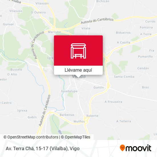 Mapa Av. Terra Chá, 15-17 (Vilalba)