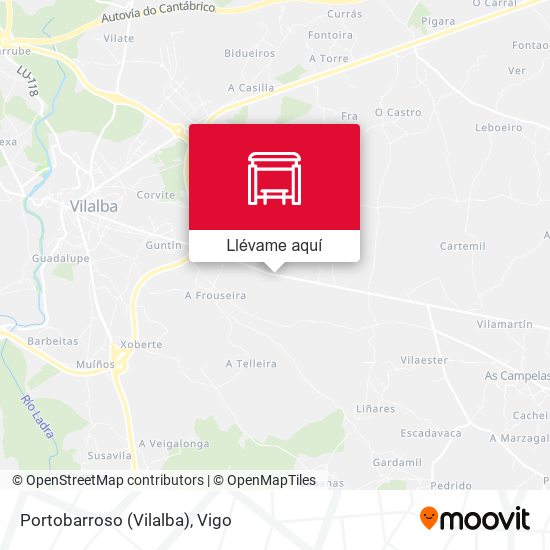 Mapa Portobarroso (Vilalba)