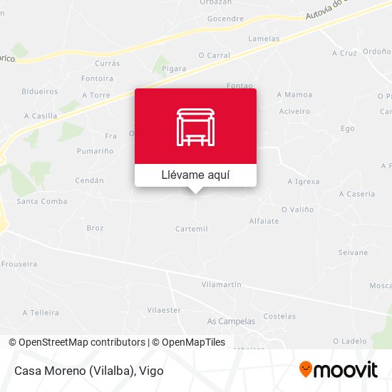 Mapa Casa Moreno (Vilalba)