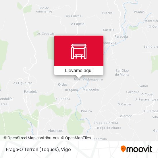 Mapa Fraga-O Terrón (Toques)