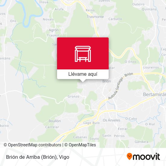 Mapa Brión de Arriba