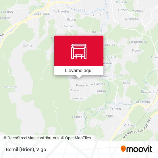 Mapa Bemil (Brión)