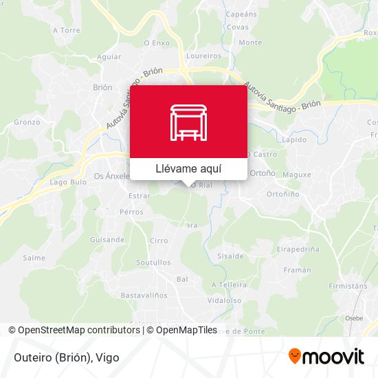 Mapa Outeiro (Brión)