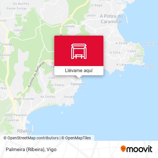 Mapa Palmeira (Ribeira)