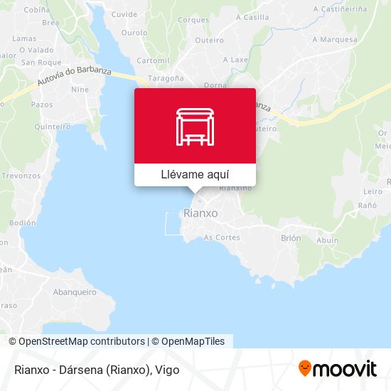 Mapa Rianxo - Dársena