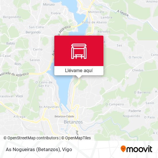 Mapa As Nogueiras (Betanzos)