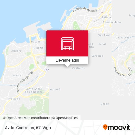 Mapa Avda. Castrelos, 67