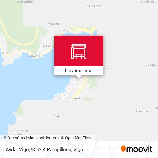 Mapa Avda. Vigo, 95 // A Pampillona