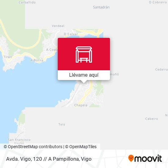 Mapa Avda. Vigo, 120 // A Pampillona