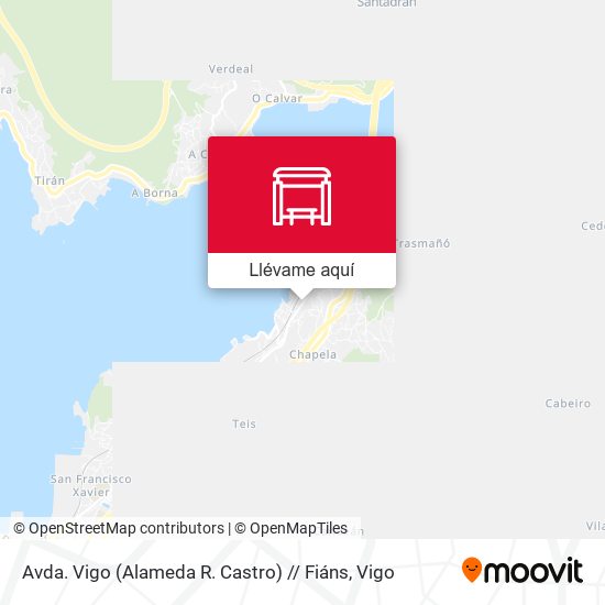 Mapa Avda. Vigo (Alameda R. Castro) // Fiáns
