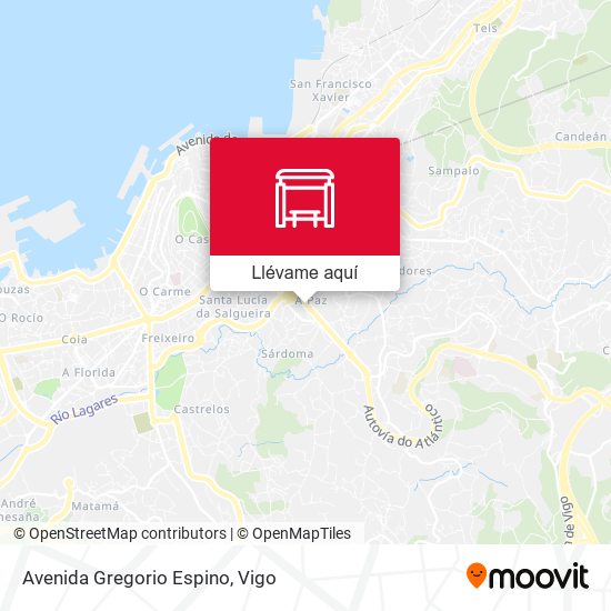 Mapa Avenida Gregorio Espino