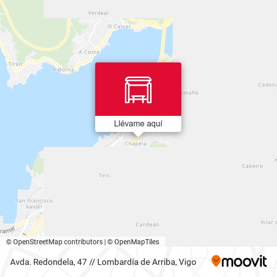 Mapa Avda. Redondela, 47 // Lombardía de Arriba