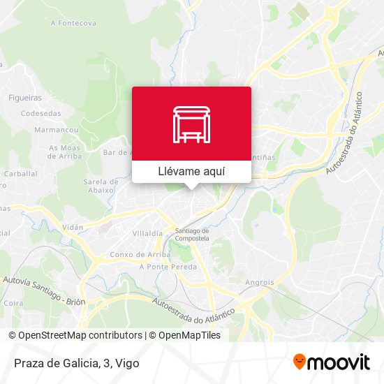 Mapa Praza de Galicia, 3