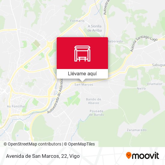 Mapa Avenida de San Marcos, 22