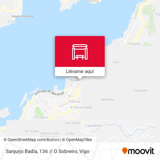 Mapa Sanjurjo Badía, 136 // O Sobreiro