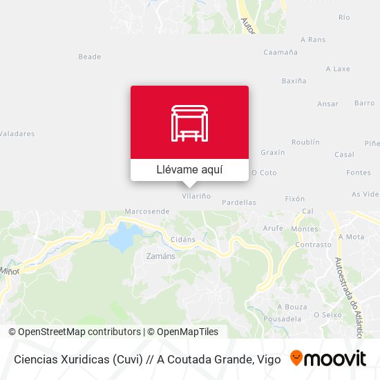 Mapa Ciencias Xuridicas (Cuvi) // A Coutada Grande