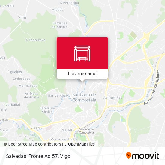 Mapa Salvadas, Fronte Ao 57