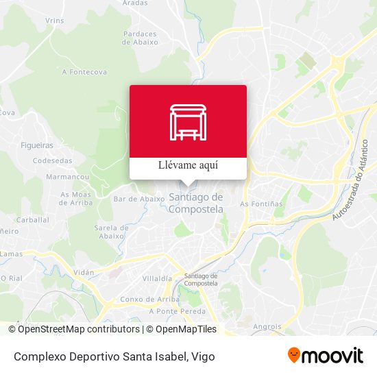 Mapa Complexo Deportivo Santa Isabel