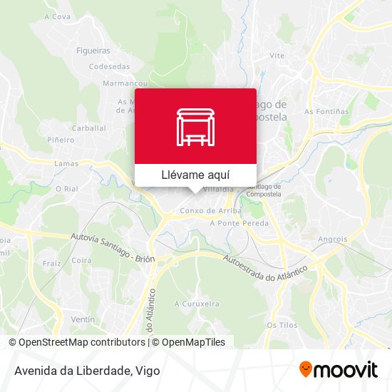 Mapa Avenida da Liberdade