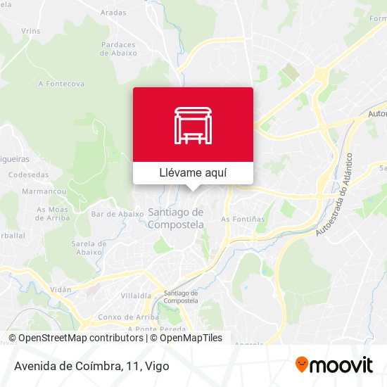 Mapa Avenida de Coímbra, 11
