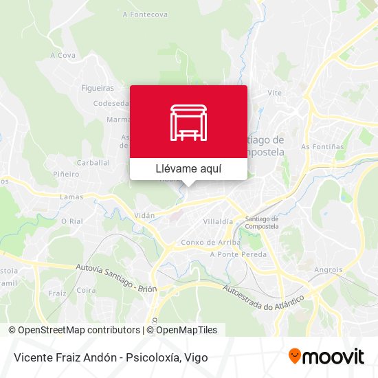 Mapa Vicente Fraiz Andón - Psicoloxía