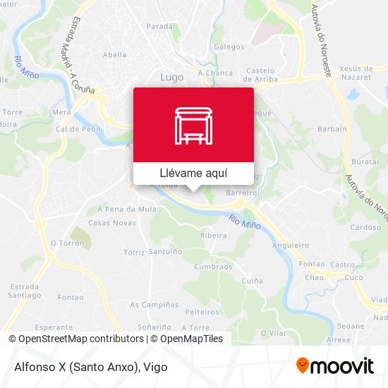 Mapa Alfonso X (Santo Anxo)