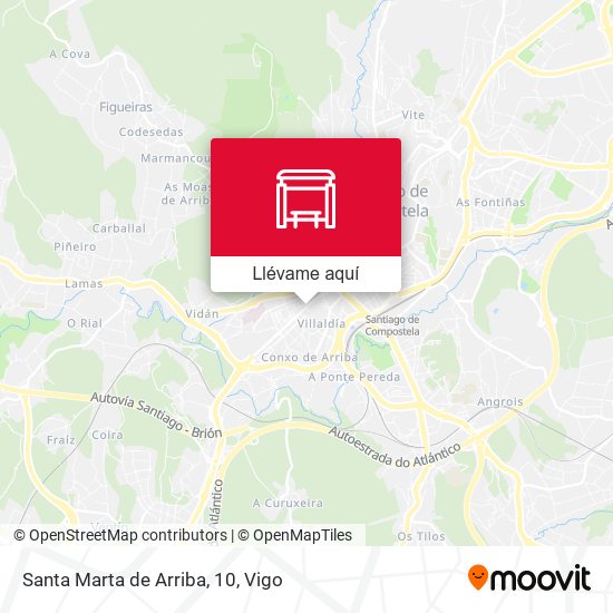 Mapa Santa Marta de Arriba, 10