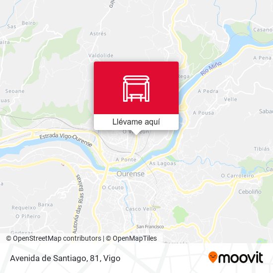 Mapa Avenida de Santiago, 81