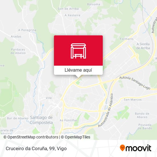 Mapa Cruceiro da Coruña, 99