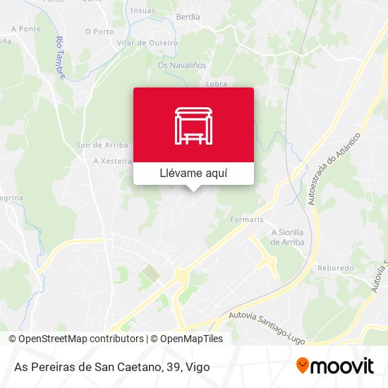 Mapa As Pereiras de San Caetano, 39