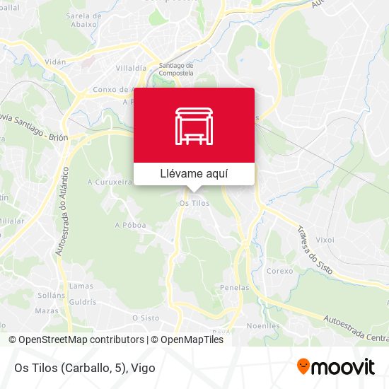 Mapa Os Tilos (Carballo, 5)