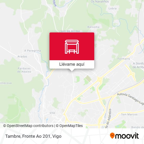 Mapa Tambre, Fronte Ao 201