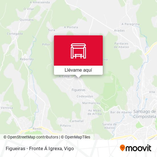 Mapa Figueiras - Fronte Á Igrexa