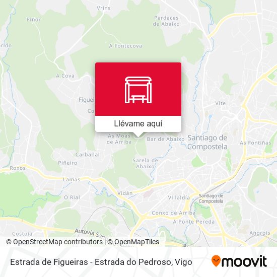 Mapa Estrada de Figueiras - Estrada do Pedroso