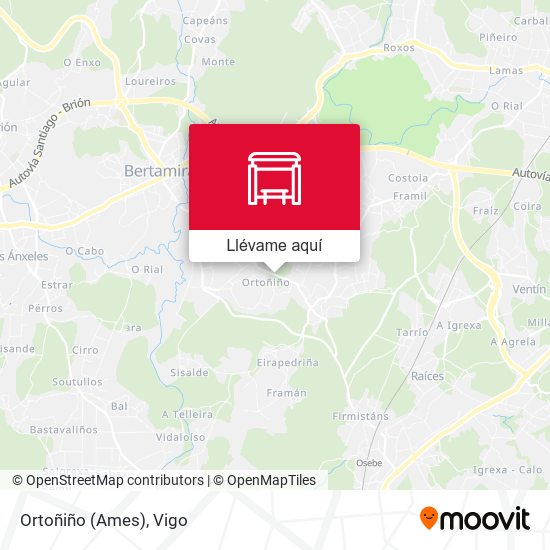 Mapa Ortoñiño (Ames)