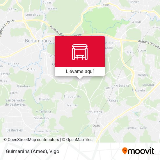 Mapa Guimaráns (Ames)
