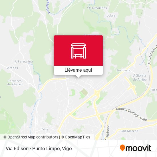 Mapa Vía Edison - Punto Limpo