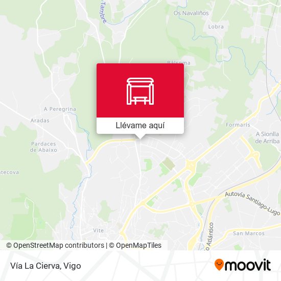 Mapa Vía La Cierva