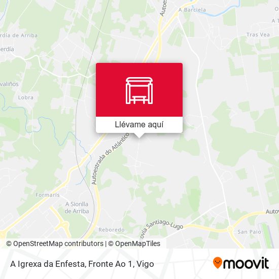 Mapa A Igrexa da Enfesta, Fronte Ao 1