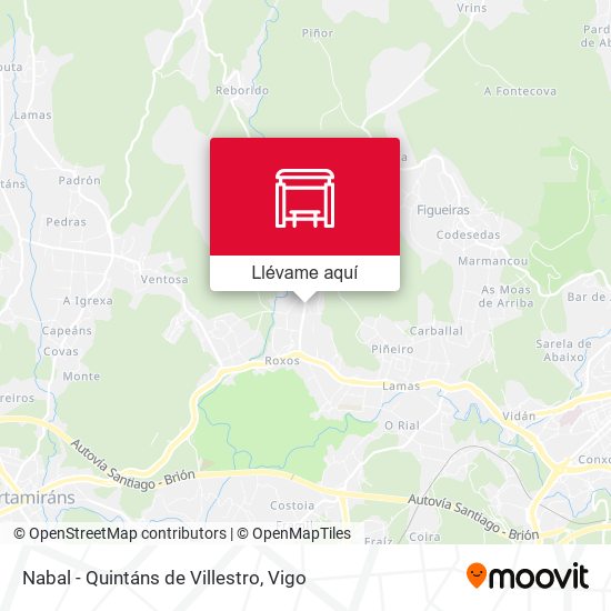 Mapa Nabal - Quintáns de Villestro