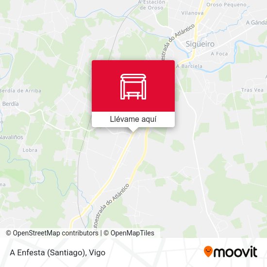 Mapa A Enfesta (Santiago)