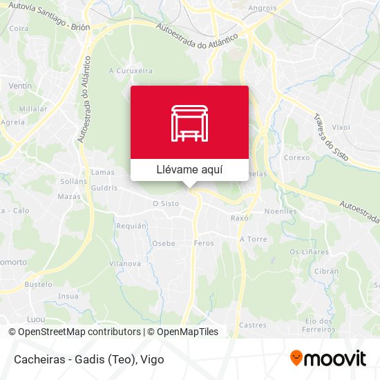 Mapa Cacheiras - Gadis (Teo)