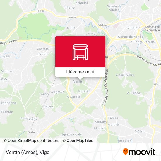 Mapa Ventín (Ames)