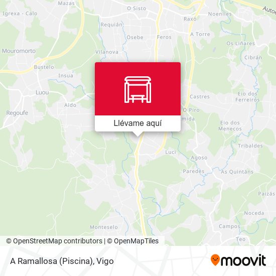 Mapa A Ramallosa (Piscina)