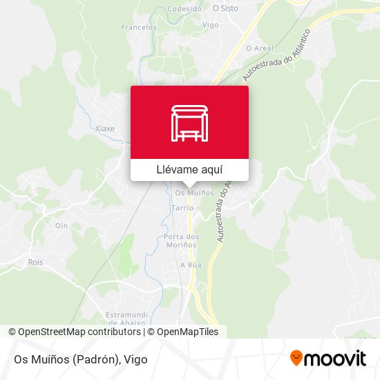 Mapa Os Muíños (Padrón)