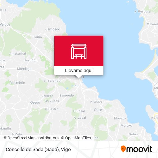 Mapa Concello de Sada