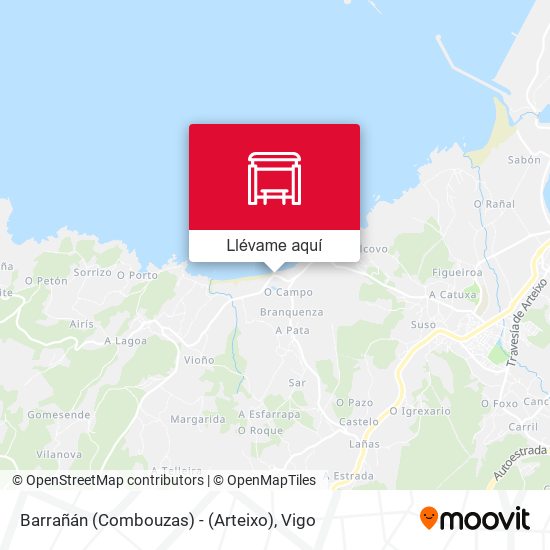 Mapa Barrañán (Combouzas) - (Arteixo)