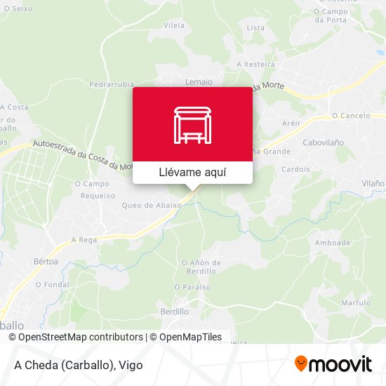Mapa A Cheda (Carballo)