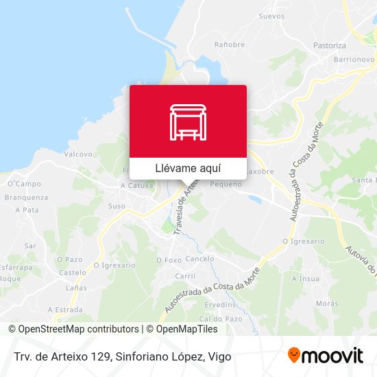 Mapa Trv. de Arteixo 129, Sinforiano López