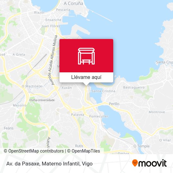 Mapa Av. da Pasaxe, Materno Infantil
